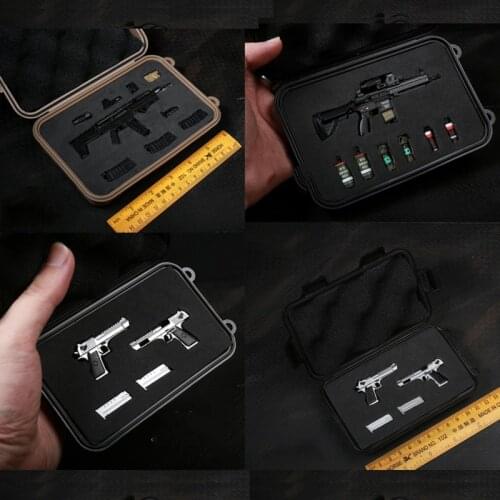 In stock 1/6 Solider Figure Scence Accessory Pistol/Rifle Multi-function Weapon Box Desert Eagle Gun Box Not Included gun