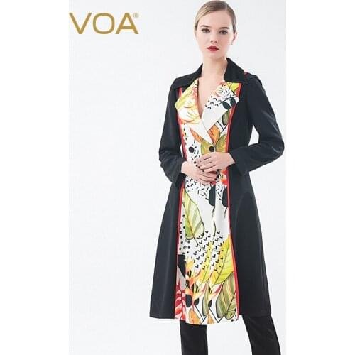 Женские двубортные тренчи VOA China At AliExpress