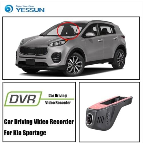 YESSUN for KIA Sporta Car Front Dash Camera CAM DVR Driving Video Recorder Function ADAS Dvr with 1080P Sony Sensor Rear Camera