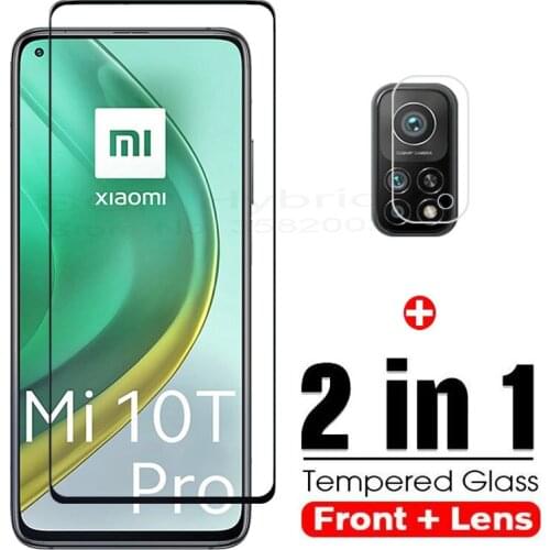 2in1 tempered glass for xiaomi 10t pro camera lens screen protector for xiaomi mi 10 t 10tlite 5G xiaomi10t pro protective glass