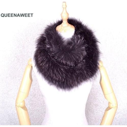 001 2019 New Fashion Scarf Autumn And Winter Womens Real Fox Fur Top Quality Shawl Natural Fur Muffler