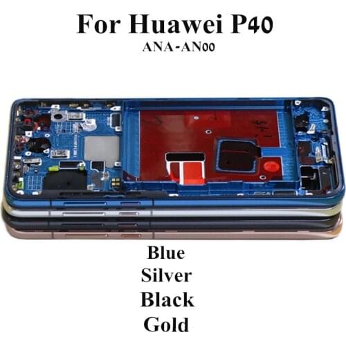 100% Original For Huawei P40 ANA-AN00 Middle Frame LCD Front Frame Replacement Parts