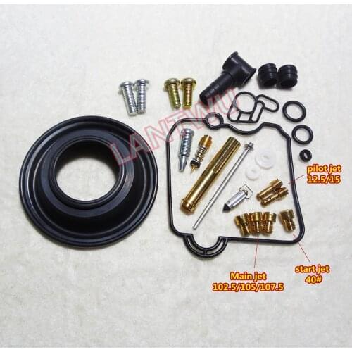 1989-93 years Bandit 250 (GSF250) GJ74A carburetor repair kit With Jet needle (J.N.) and Needle jet (N.J.) And vacuum diaphragm