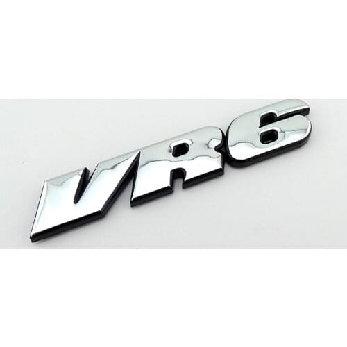 VR6 3D Car Sticker Tattoo Golf GTI MK3 Rear Chrome Badge Emblem Vent GLX Trunk Emblem for Jetta
