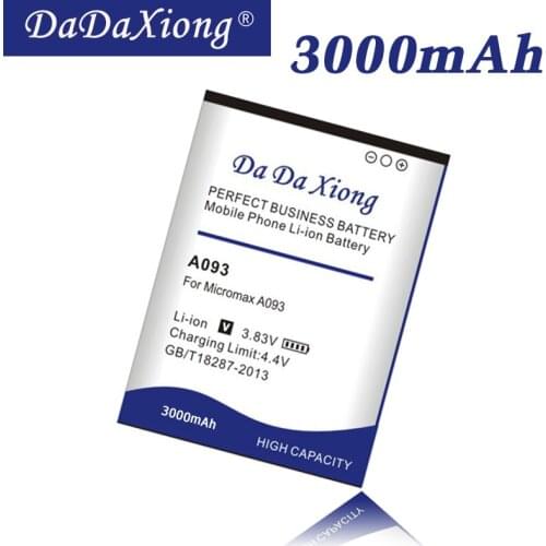 Da Da Xiong 3000mAh Micromax A093 Battery for Micromax A093 Phone battery