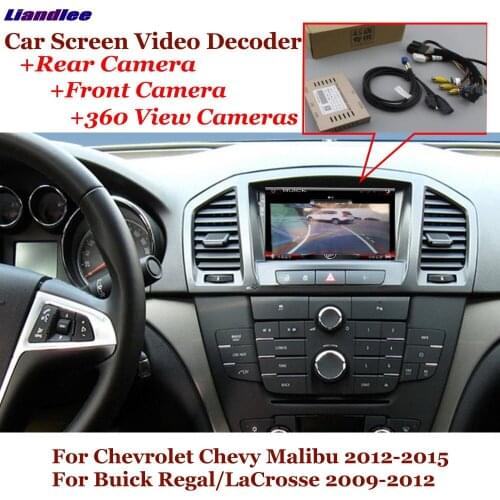 Car DVR Rear Front View Camera 360 Reverse Image Decoder For Chevrolet Chevy Malibu 2012-2015 For Buick Regal/LaCrosse 2009-2012