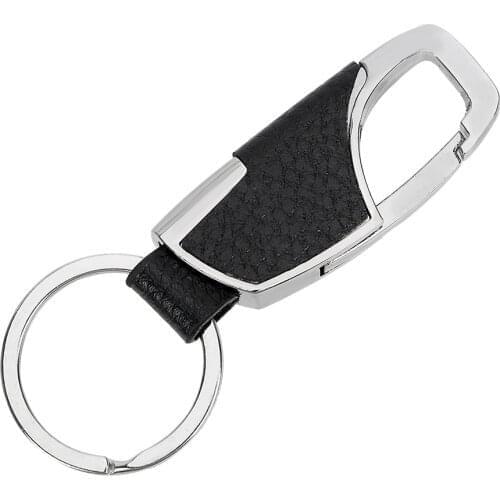 Car Key Chain Keychain Leather Metal Brief Design Keyring Ring Truck Off Road 4x4 Automative Motorcycle Accessories Decoration