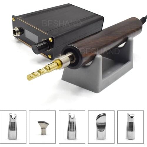 Electronic Hot Edge Creaser Machine 110V-220V Professional Leather Craft Tool Edge Creasing Scoring Hot Process Grooving Iron