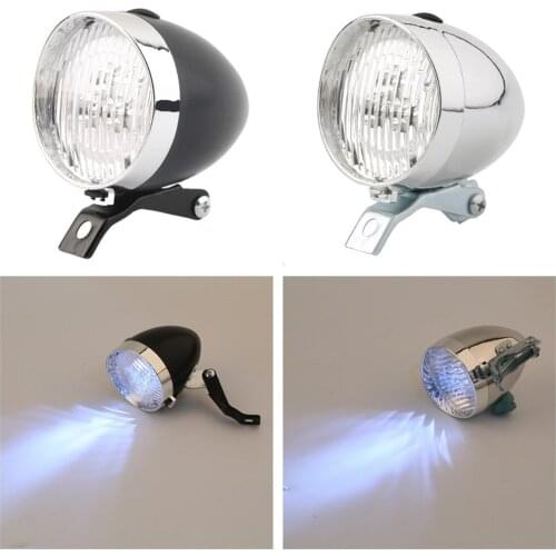 Hot 3 LED Fiets Koplamp Bike Front Light Hoge Kwaliteit Retro Koplamp Vintage Zaklamp Lamp gratis verzending