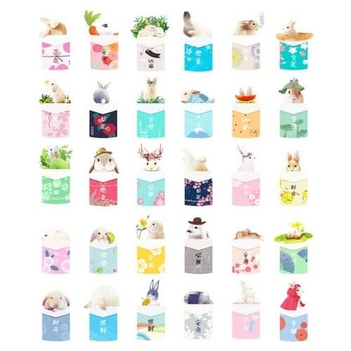 Original! 30pcs/lot Animal World Greeting Cards"Pet Bunnys Wish" Creative Irregular Postcard / Birthday Gift / New Stationery
