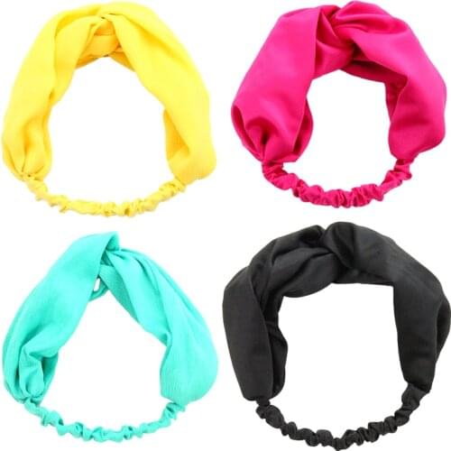 Fashion Women Girls Summer Elastic Hair Girl Print Headbands Makeup Headband Turban Bandage Bandanas HairBands Hair Accessories