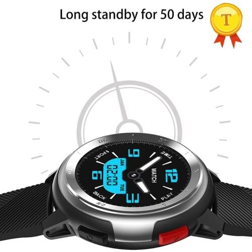 Best gift to husband business smartwatch men IP68 waterproof 1.2 inch full touch screen 230mah long standby ECG PPG smart watch