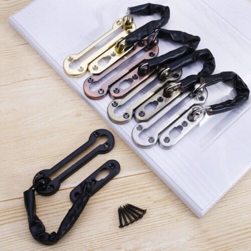 1 Pcs Stainless Steel Door Bolt Anti-theft Chain Hotel Room Door Chain Buckle Door Chain Bold Door Buckle Latch HardwareTools