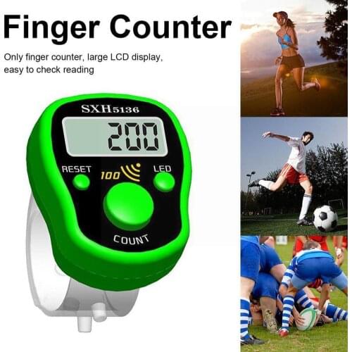 1 Pc Mini Stitch Marker Row Finger Counter Lcd Electric Outdoor Display Digital For Buddha Tool Knitting Weave Pray Sewing K9Y1