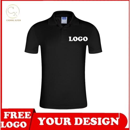 13 colors summer new men and women wearable tops fashion polo casual shirts high-end logo custom brand printing diy text