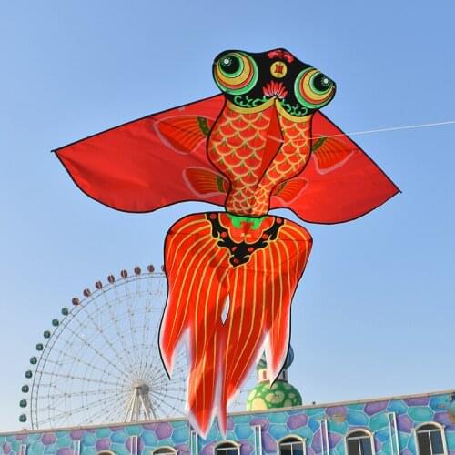 Free shipping fish kite reel line power kite flying outdoor surfing inflatable kite stuntstep kite for kids weifang kites