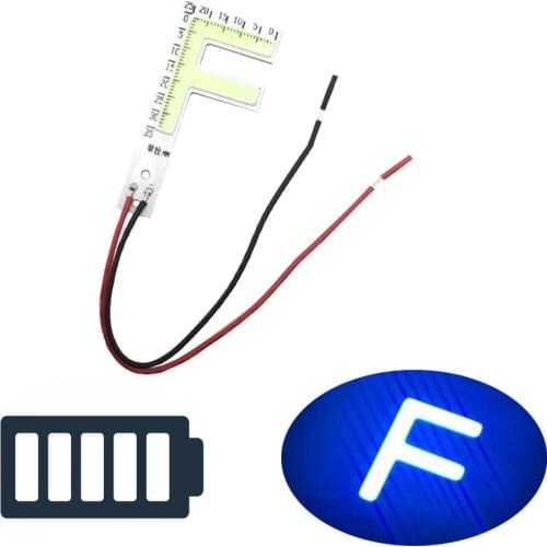 DIY 3W dc3.7v F shape cob led strip light ice blue cob led chips new shape
