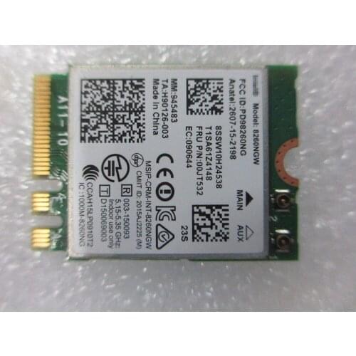 Dual Band Wireless-AC 8260 8260AC 8260NGW NGFF +4.2 Bluetooth for Lenovo Thinkpad FRU 00JT532