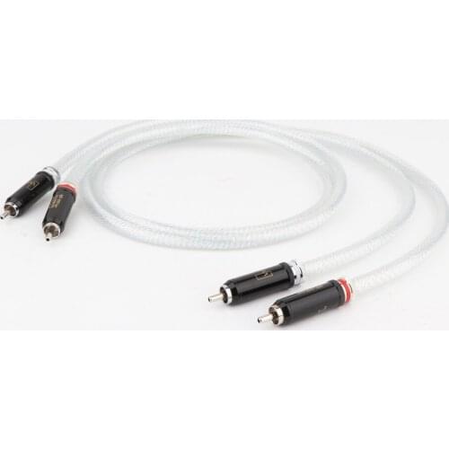 Pair Gold Plated Super Interconnect Cable Audio Video Signal Wire ,RCA to RCA Extension Cord Cable