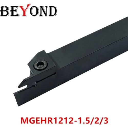 BEYOND MGEHR MGEHR1212 2 lathe cutter Grooving Turning Tool Holder External cutting tools MGEHR1212-1.5 carbide inserts cnc