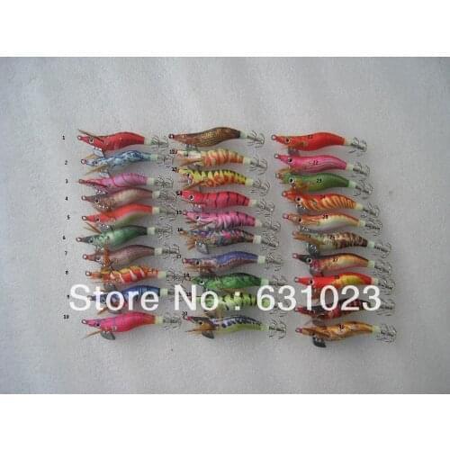 MR OCTOPUS MR OCTOPUS 15pcs 1.5# squid jigs,squid hook ,fishing lure, random colour mixed , 6cm,4g