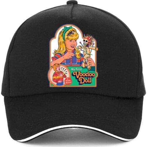 My First Voodoo Doll Printed Mens Baseball cap Creativity demon funny women sunhat adjustable Snapback hats