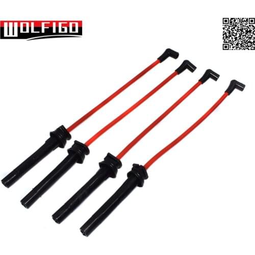 New 10MM For Mini Cooper R50 R53 R52 02-08 Ignition Spark Plug Wire Set 12127513032,12127513033, 12127513034, 12127513035