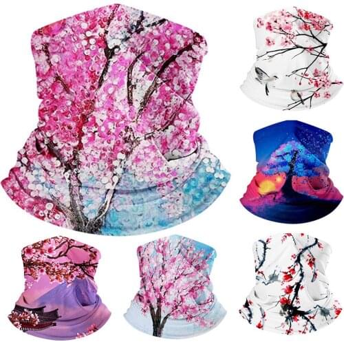#R30 2020 New Multi Functional Bandana Headband Ring Neck Scarf Floral Seamless Tubular Magic Face Scarf Gift for Women Men