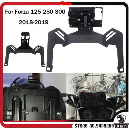 Motorcycle front mid navigation bracket GPS mobile phone USB and Wireless charging For Honda Forza 300 250 125 2018 2019