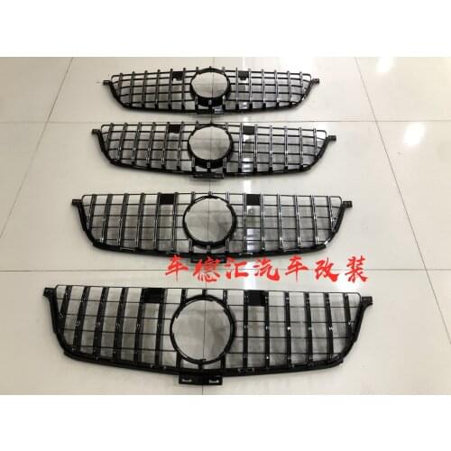 Suit For Benz Mercedes Ml Zhongwang Gt r Vertical Grid Front Grille W166 2012-2014 Ml350
