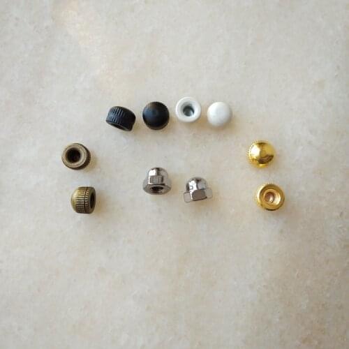 10pcs/lot Ceiling lamp ceiling rose lamp base M4 M5 screw cap gear screw cap nut decoration lighting accessories Decorative nuts