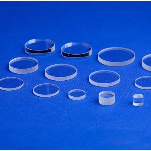 Round Quartz Glass Lens Ultraviolet JGS2 Diameter 21/22/23/24/25mm UV-visible Temperature 1200 Celsius Window Lens Dust Cover