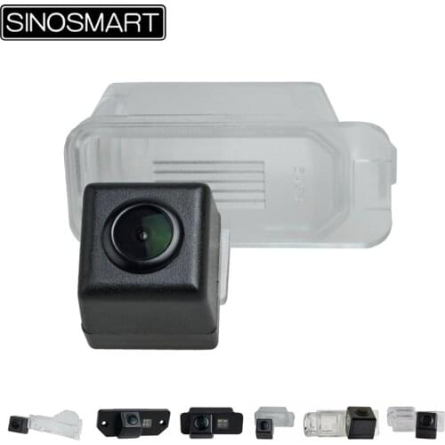 SINOSMART Car Rear View Parking Camera for Ford Kuga Edge Mondeo Escape Mariner Focus S-MAX ECOSPORT Transit 2009 to 2017