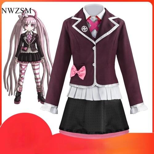 Danganronpa maid Utsugi Kotoko Dress Uniforms Set Cosplay performance Costumes