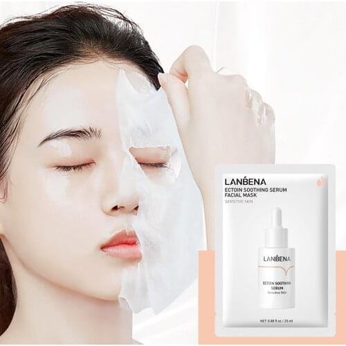 LANBENA Ectoin Soothing Essence Anti-allergic Repair Mask Moisturizing Acne Treatment Gentle Repair Skin Base Facial Mask 25ml