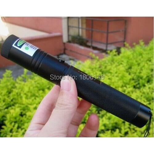 High Power 532nm Red Green Laser Pointer 100w 1000000m 532nm Flashlight Lazer Beam Military burning match Burn cigarettes