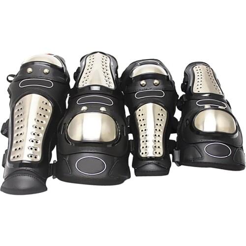 Pair Elbow Protector + Pair Knee Protection Cover Auto Part Sports Cycling Garment