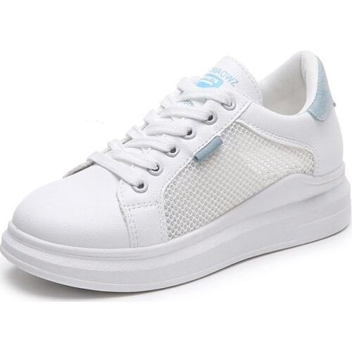 2021 Women Tennis Shoes Girls Light Soft Outdoor White Sports Female Jogging Sneakers Comfy Jogging Trainers Soft Tenis Mujer