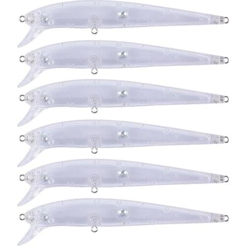 11.5cm 9.3g 50pcs Blank Nude Baits Crank Pencil Minnow Bait Unpainted Lure Bodies Fishing Bait