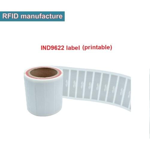 50pc/lot UHF RFID tag 97*23mm Alien 9654 wet inlay 860-960MHZ adhesive passive RFID label for personnel apparel management