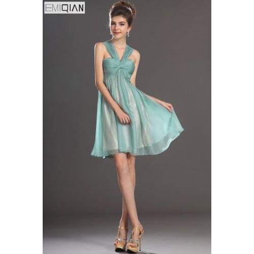 Freeshipping New Arrivals Straps Stylish Back Design Cockatail Dress
