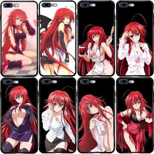 Cover Case for Xiaomi Redmi Note 6 7 9 8T 10T 9S 9A 8A A3 A2 A1 Pro Lite Black Shark Mix Max High School DxD Akeno Rias Gremory