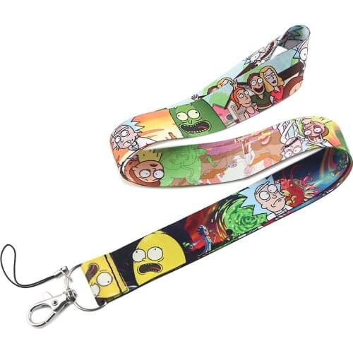 JF0196 Anime Cellphone Lanyard For Key ID Card Passport Gym USB Badge Holder DIY Hanging Rope Neck lanyards