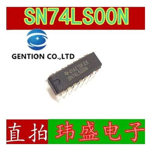 20PCS 74LS00 SN74LS00N HD74LS00P DIP-14 logic gate and the inverter in stock 100% new and original