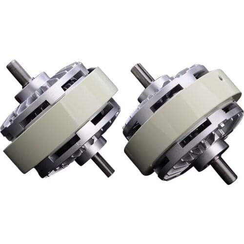 5kg magnetic particle clutch 50Nm dual axle magnetic particle clutch FL50A-1 magnetic powder clutch