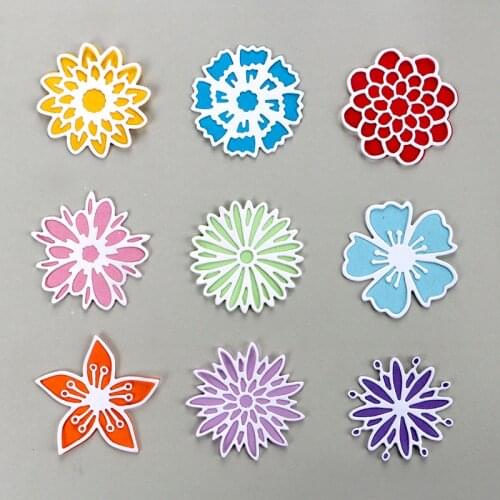 DUOFEN METAL CUTTING DIES varieties of lace small flowers and branches stencil for DIY papercraft projects Scrapbook Paper Album