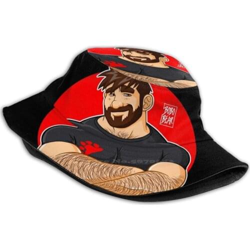 Adam Likes C Ng Arms Women Men Fisherman Hats Bucket Caps Bobobear Bobobearart Bobo Bear Bear Bear Week Bear Weekend Otter Mens