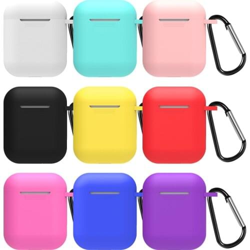 Soft Silicon Case for AirPods Protector Cover Sleeve Colorful Case for iPhone Xs Max Xs Xr X 10 Wireless Earphone Accessories