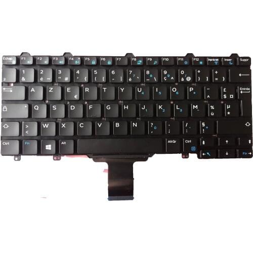 New Original Laptop FR Keyboard for Dell Latitude E5270 E7270 FRENCH 0CJ73J CJ73J