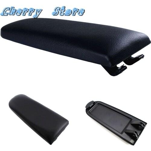NEW 18D 867 173 82V Center Console Latch Lid Black Leather Armrest Cover For VW Golf Jetta MK4 Passat Beetle Skoda 3B086717382V